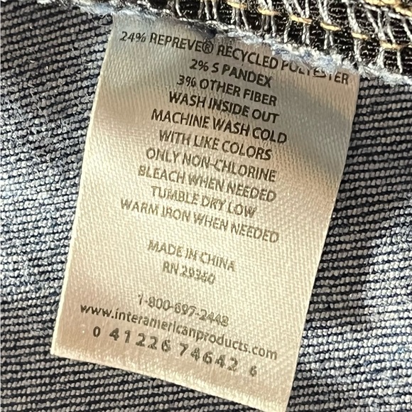 Dip High Rise Skinny Jeans Plus Size 24W Dark Wash Stretch Denim Ankle Casual - Picture 5 of 7